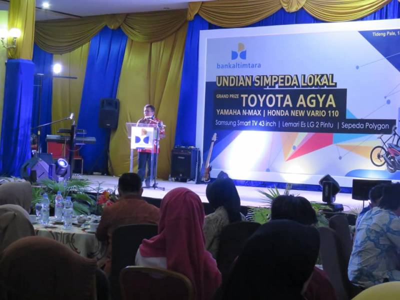 Wakil Bupati Hadiri Pengundian Simpeda Lokal Bank Kaltimtara Cabang Tideng Pale